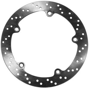 BMW R R Brake Rotor (1) - Rear - Brembo OE Powersports - Slotted - `99-`01